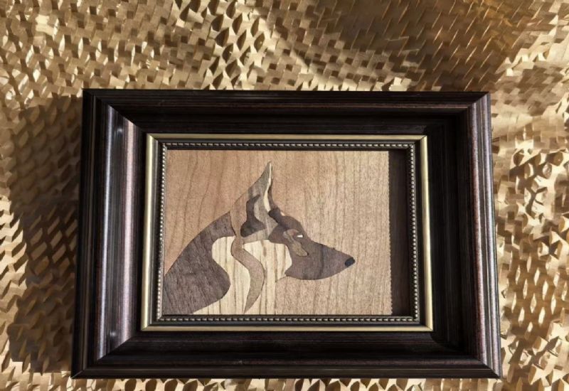 木皮工艺画